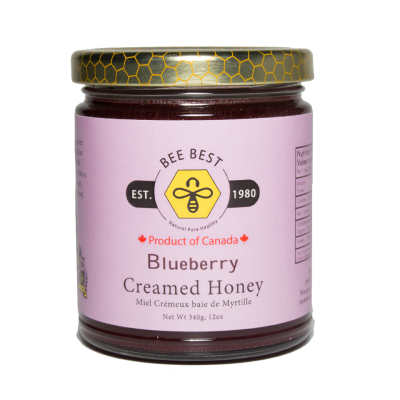 Blueberry Creamed Honey (340g)