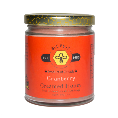 Cranberry Creamed Honey (340g)