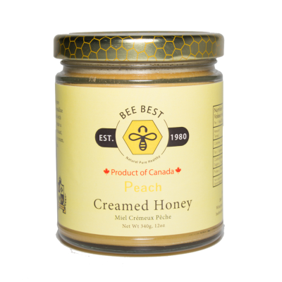 Peach Creamed Honey (340g)