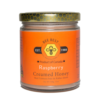 Raspberry Creamed Honey (340g)