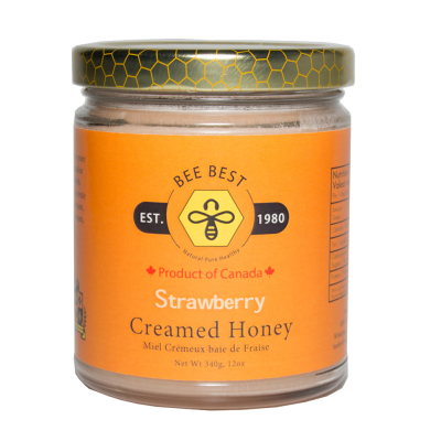 Strawberry Creamed Honey (340g)